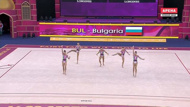 2019.09.22 - Болгария ??BUL - 3 обруча 4 булавы - 28,850 - 37th FIG RG World Championships 2019 смотреть онлайн