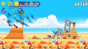 Angry Birds Rio Beach Volley All levels