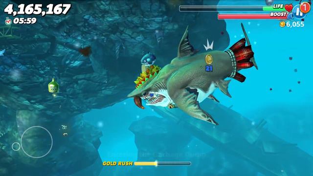Hungry Shark World Megalodon Android Gameplay #3