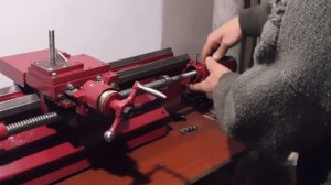 Токарный станок своими руками.Наладка. Первая стружка.