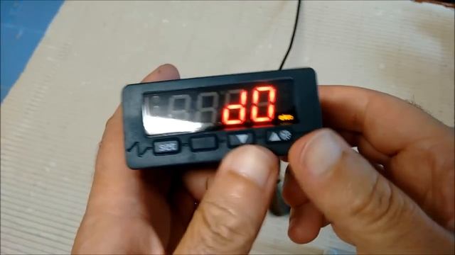 Settings on digital thermostat EVK203N7 смотреть онлайн