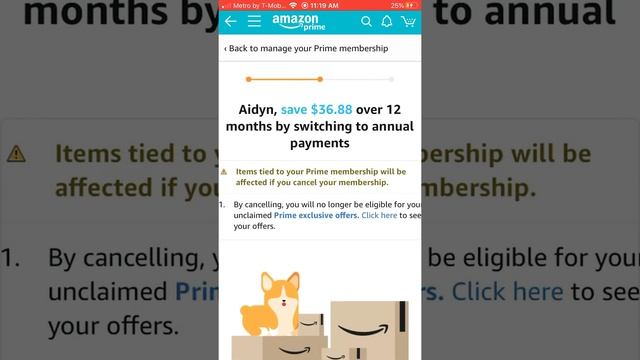 How To Cancel Amazon Prime Membership/ Как отключить подписку Амазон Прайм