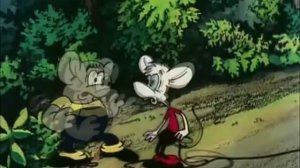 Прогулка кота Леопольда задом наперед