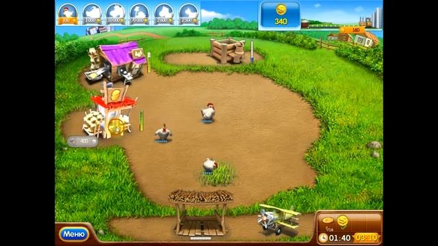 Веселая ферма 2 Кексовая 2 FarmFrenzy на золото смотреть онлайн
