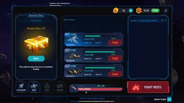 ABRI 60 NAVES NO SPACE CRYPTO - VALE A PENA JOGAR?