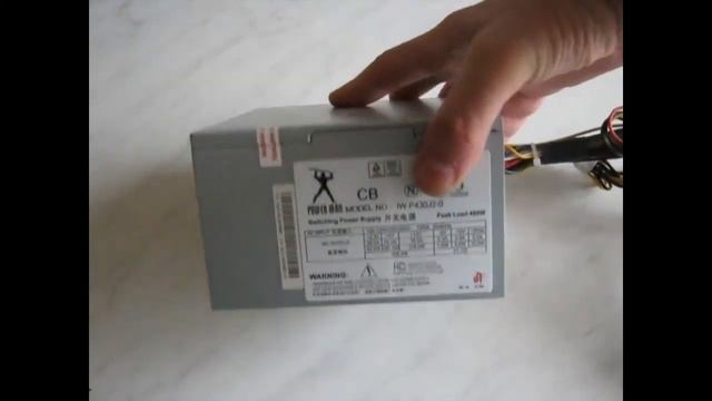 Проверка компьютерного блока питания на работоспособность смотреть онлайн