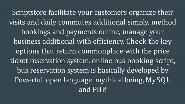 PHP Bus Booking Script - WEBSITE SCRIPTS смотреть онлайн