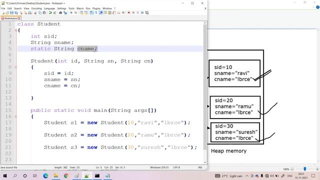 Importance of static variables | Difference between static and non-static variables | Java FAQs смотреть онлайн