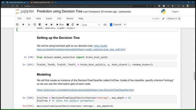 Decision Tree Classifier in Python. #GRIPAPRIL21 смотреть онлайн