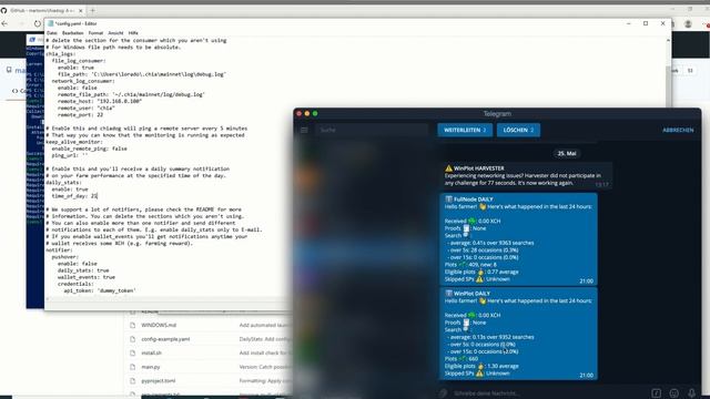 ? Chiadog + Telegram Bot = Chia Farm läuft ? смотреть онлайн