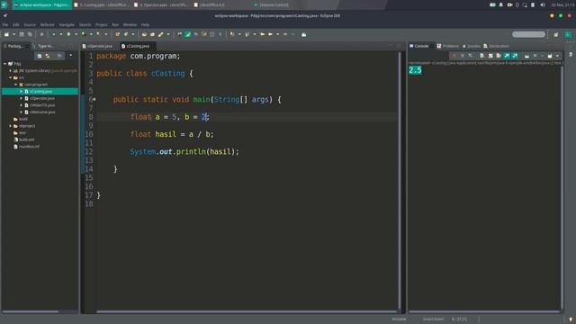 #6 Teknik CASTING pada JAVA | DASAR PEMROGRAMAN JAVA смотреть онлайн