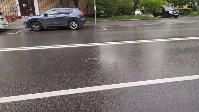 Мелкий град, слабые грозы, ливни, Москва, 29 мая 2022.(2) смотреть онлайн