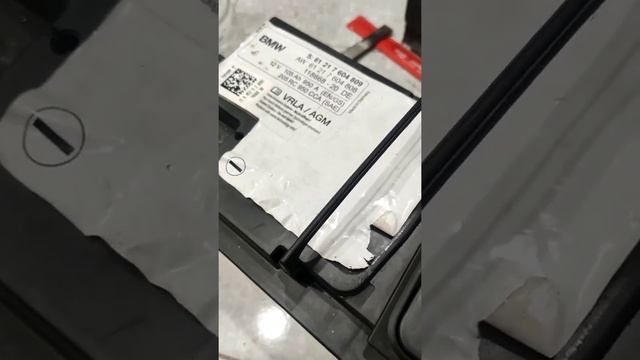 Зарядка аккумулятора AGM 100Ач от  BMWX5 2013