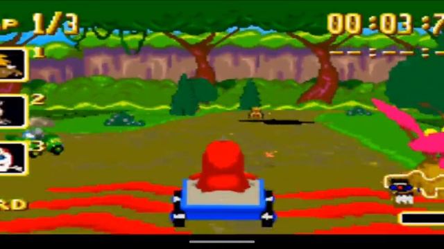 Nicktoons Racing Walkthrough Gameplay Stimpy Cup 2 GBA смотреть онлайн