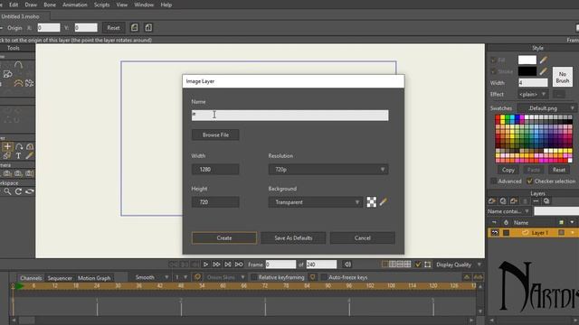 2D Tutorial MOHO ANIMATION STUDIO PRO. How to import sketches and drawings. смотреть онлайн