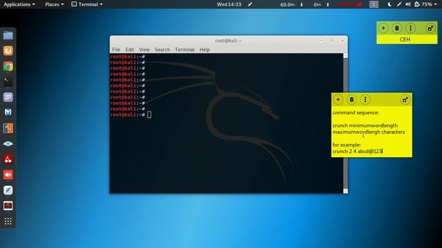 Create Wordlist using crunch in kali linux смотреть онлайн