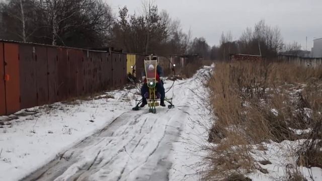 Самодельные Аэросани БИНА-Мостер. смотреть онлайн