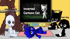 Gacha Club Trevor Henderson Creations Reacts to Bad Apple meme (Cartoon Cat AUs)