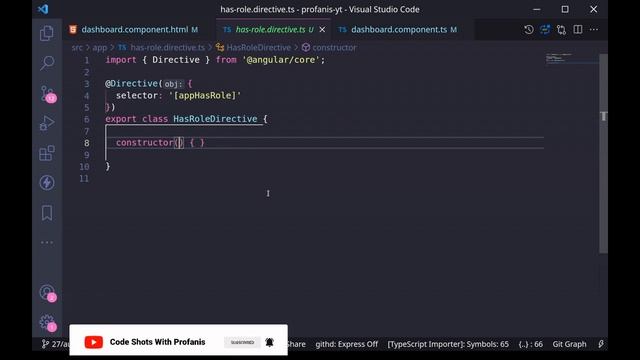 Angular Authentication: Custom Structural Directive смотреть онлайн