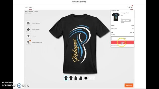 Customize T-shirt and Place Order смотреть онлайн