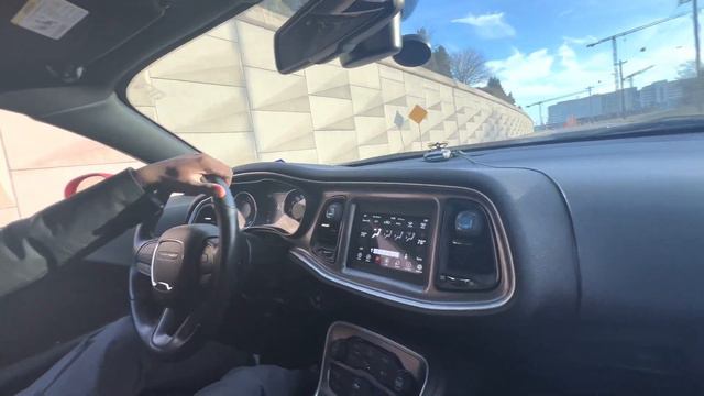 MILLIONAIRE STOCKS TRADER DRIVES MY V6 CHALLENGER!! смотреть онлайн