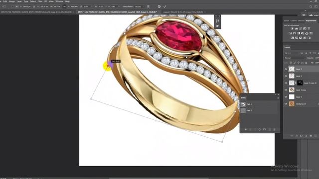 jewelry retouching tutorial from 3d image and jewelry retouching service смотреть онлайн