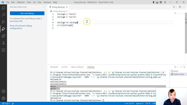 【Python】String 字符串 字串 操作超方便！和 List 又有什麼分別呢？ 教學 (中文字幕) (可調節速度) смотреть онлайн