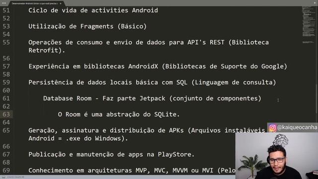 LIVE #004 - Desenvolvedor Android Júnior: o que você precisa saber! смотреть онлайн