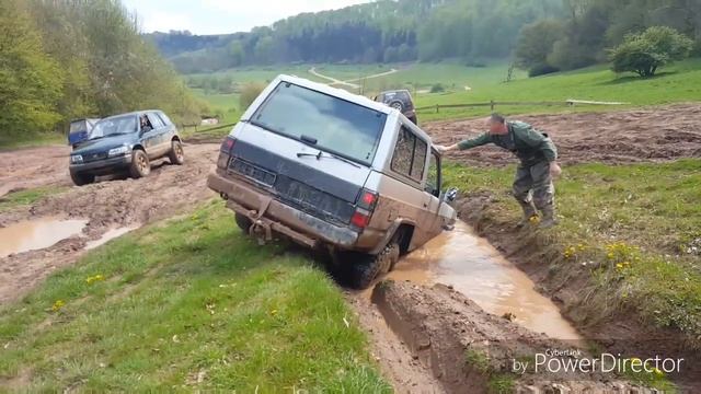 Beste Momente aus Mammutpark Nissan Patrol Nissan Terrano 2 Lada Niva Offroad 4x4 смотреть онлайн
