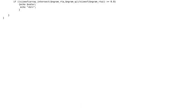 Code Review: PHP Ngrams comparing two arrays смотреть онлайн