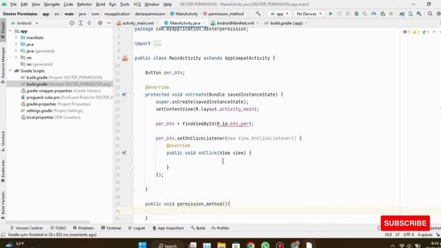 How to take multiple permissions in Android Studio | Using Dexter Library | Java | смотреть онлайн