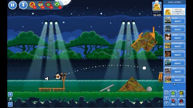 Angry Birds Friends Tournament Level 2 Week 3 - June 4 2012 (3 Star) 75,670pts смотреть онлайн