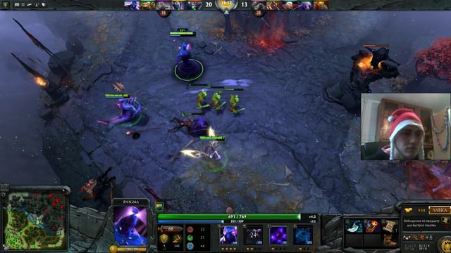 Рейтинговая Игра Дота 2 - Как Поднять ММР на Enigma Енигма #32 +Обучалка гайд