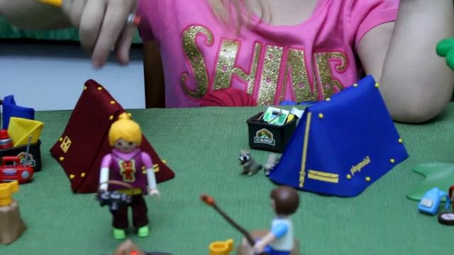PLAYMOBIL Family Fun Camp Site Unbox and Review + Story!!! смотреть онлайн