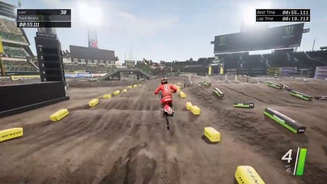 Supercross the game 2 - how to SCRUB GLITCH/JUMP FASTER (tutorial) 2019!!! смотреть онлайн