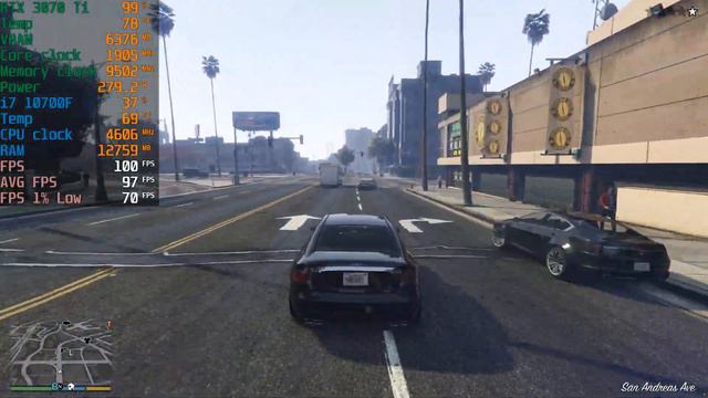 GTA V - RTX 3070 Ti(All Settings) - 4K