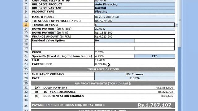 UBL Car Installment Plan 2023 | Toyota REVO V Auto 2.8 2022 Detail | UBL Car Loan Scheme 2023 смотреть онлайн