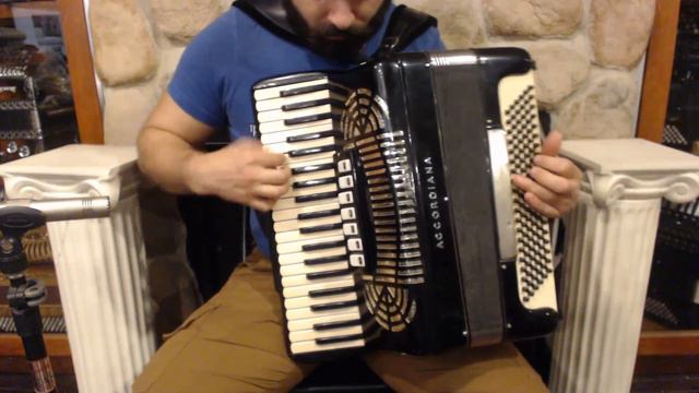 4364 - Black Excelsior Accordiana 908 Piano Accordion LMH 41 120 $999 смотреть онлайн