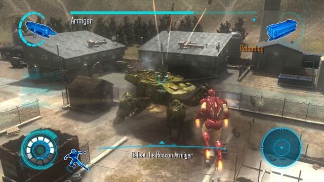 Iron Man vs Crimson Dynamo - Iron Man 2 Game (2010) смотреть онлайн