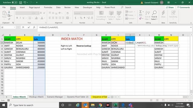 Use of index+match function in excel|Index and match function in excel|Hindi| смотреть онлайн