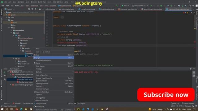 The file name must end with .xml extension error fixed in android studio windows смотреть онлайн