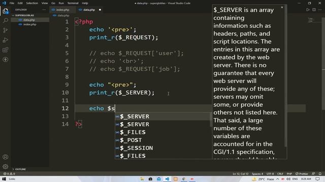 $_SERVER || PHP || EXCELLENT CODE WITH AJ смотреть онлайн