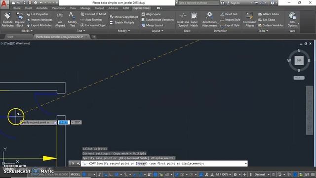 AUTOCAD - 12 - COMO CONVERTER AUTOCAD 2018 PARA 2013 - COMANDOS: COPY MOVE MIRROR смотреть онлайн