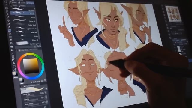 Drawing a Character Expression Sheet! смотреть онлайн