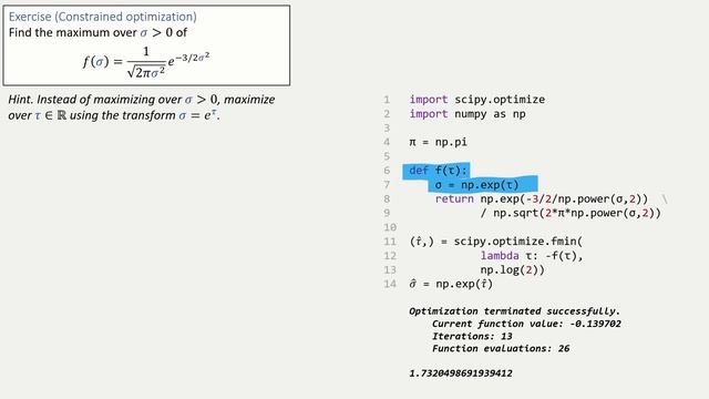1.4 Numerical optimization смотреть онлайн