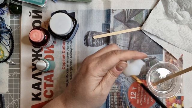 Работа с эпоксидной смолой и фольгой, делаем светящиеся элементы :) смотреть онлайн