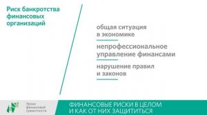 Финансовые риски в целом и как от них защититься