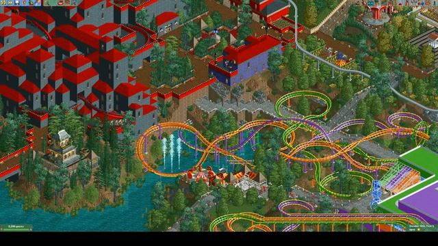 RollerCoaster Tycoon 2 - Green Valley Progress #3 смотреть онлайн
