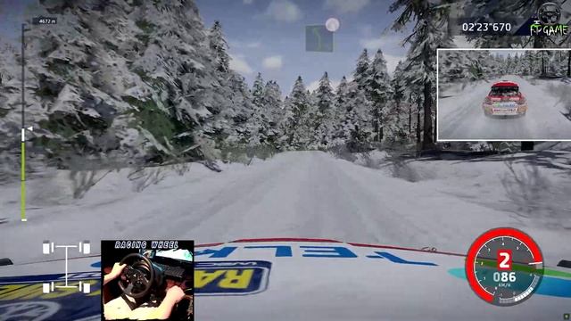WRC 10 Rally Sweden Stage 4 | Skoda Fabia Rally2 | P16 | Thrustmaster смотреть онлайн