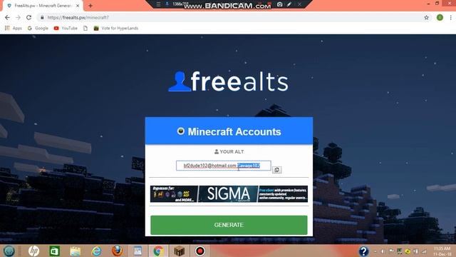 HOW TO GET FREE MINECRAFT JAVA ALT ACCOUNT 2018 with PROOF смотреть онлайн